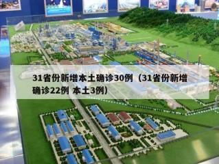 31省份新增本土确诊30例（31省份新增确诊22例 本土3例）