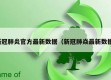 新冠肺炎官方最新数据（新冠肺焱最新数据）
